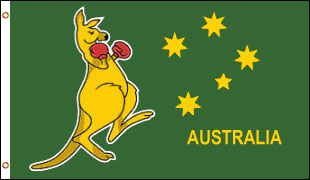 Boxing Kangaroo Flag