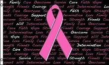 Pink Ribbon - Hope Flag