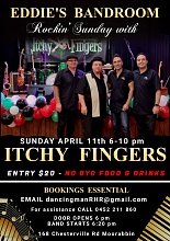 Click image for larger version

Name:	APRIL 11 ITCHY FINGERS - Made with PosterMyWall.jpg‎
Views:	62
Size:	205.0 KB
ID:	15119