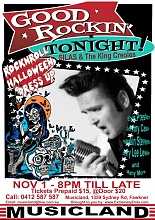 GOOD ROCKIN TONIGHT POSTER halloween