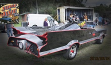 Batmobile Photo with Band Logo Draft